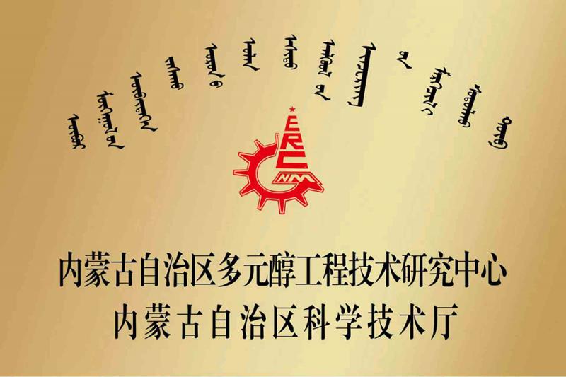 內蒙古自治區多元醇工程技術(shù)研究中心